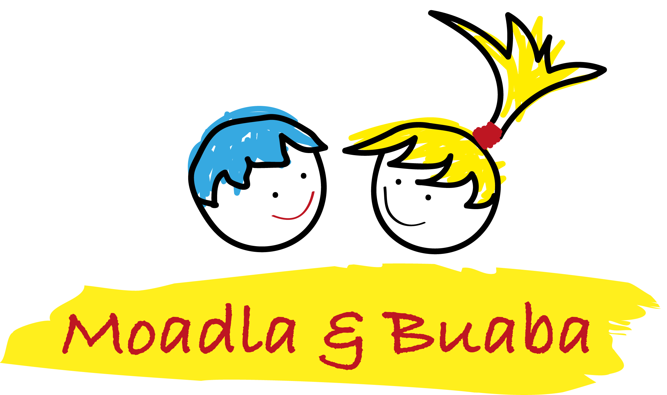 Moadla und Buabe, gemeinnütziger Verein, Logo mit Strichzeichnungen, Best practice Logo, the best logos 2019
