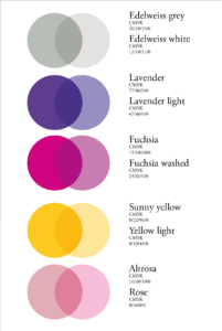 colour palette, summer colours 2016, cmyk 2016, addesign