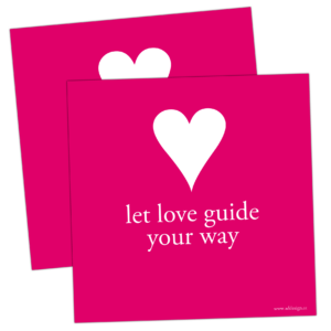 Addesign, Affirmationskarten, Gefühlskarten, Burnout, Let love guide your way